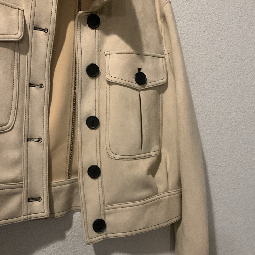 TT: Marc Jacobs New York Women's Cream/ Tan Jacket - Picture 7 of 13